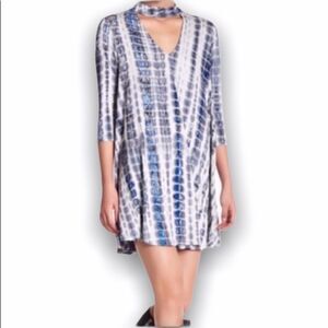 Want & Need SZ S Choker tunic dress